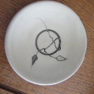 Vintage Small Leave Pottery Dish
